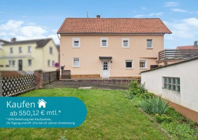 ++ Einfamilienhaus mit Potenzial – Sanierungsbedürftiges Haus mit Terrasse, Garten und Garage ++