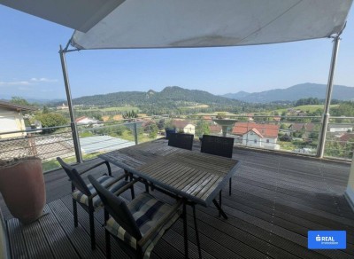 Großzügiges Haus in Hanglage mit traumhaftem Ausblick, ca. 100 m² großer Terrasse und das nur 20 Autominuten von Klagenfurt entfernt!
