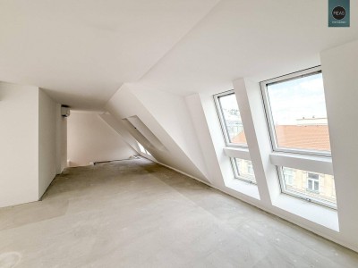 Elevate 1090 – Erstbezug: Luxus Dachgeschoss - Maisonette Wohnung (klimatisiert) mit großer Terrasse nahe U6 Alser Straße, AKH!