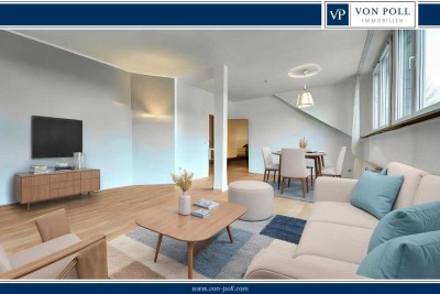 Attraktive Dachgeschosswohnung in zentraler Lage von Oberhausen Stadtmitte