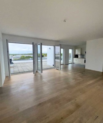 Großzügiges und helles Penthouse mit 5 Zimmern und großer Dachterrasse in Rheinnähe