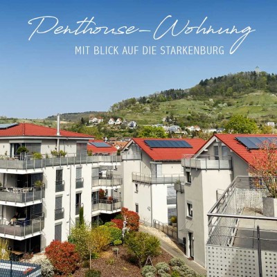 ATIK: Traumhaftes Penthouse - Wohnen mit Panoramablick auf die Starkenburg