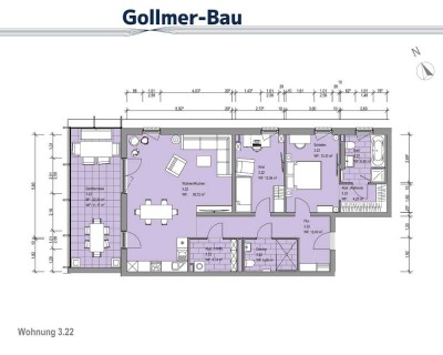 Wohlfühlen im Penthouse: 3 Zimmer, Bad en Suite, Ankleide, Gäste-Dusche und Dachterrasse