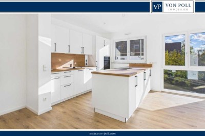 Erstbezug: Offen-gestaltete 2-Zimmer-Wohnung mit Eckbalkon in Leitershofen