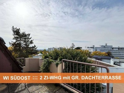 TOP-WEITBLICK   :::   2-ZI-DACHTERRASSEN-WHG   :::   WIESBADEN SÜDOST