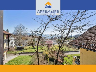 GROßZÜGIGE, ZENTRAL GELEGEGENE 2-ZI.-WOHNUNG MIT DACHTERRASSE, SÜDBALKON & BERGBLICK