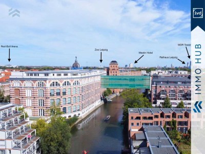 ++ LEERSTEHEND! 3,5 Zimmer Maisonettewohnung mit direktem Blick auf den Elster-Kanal ++