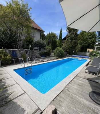 Sommer, Sonne, Pool - Freistehendes EFH mit Urlaubsfeeling im eigenen Garten