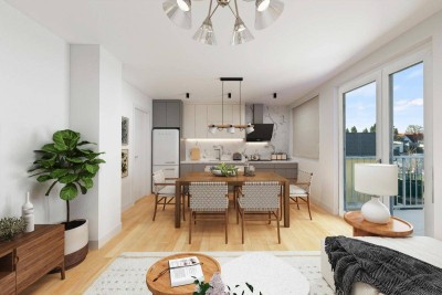 ++ NEUBAU - DREI Zimmer mit BALKON ++