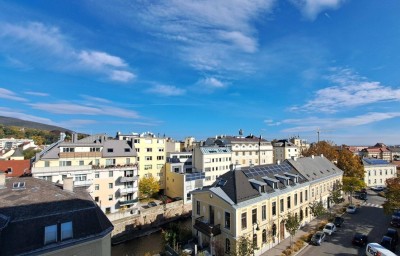 Perfekte Aussicht in zentraler Lage in Baden bei Wien - 2-ZI-WG mit Balkon