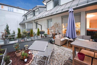 Attraktive Innenstadtwohnung mit XL-Terrasse &amp; Tiefgarage