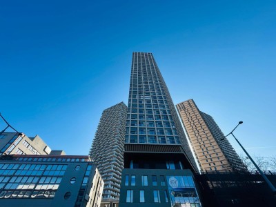 PROVISIONSFREI! 31. STOCK! ERSTBEZUG! HELIO TOWER! 2. ZIMMER MIT 8m² LOGGIA! EINBAUKÜCHE! BEFRISTET VERMIETET! WEITBLICK.