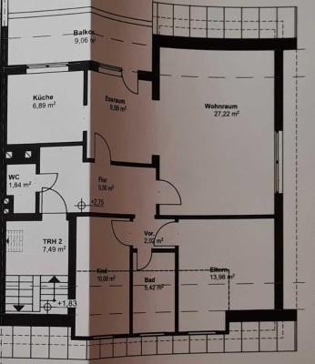 Helle 3,5-Zimmer-Wohnung in Doppelhaushälfte mit Sonnenbalkon & Waldrandlage – 87 m², 1.172 € Warm