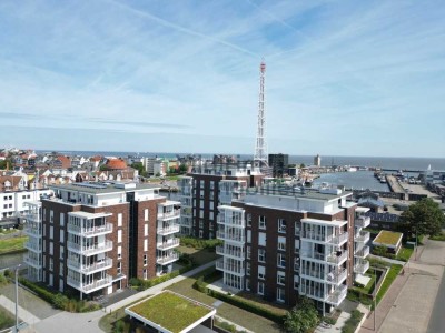 Hafenglück: Exquisite 4-Zimmer-Ferienwohnung mit Garten am Yachthafen in Cuxhaven Zentrum!