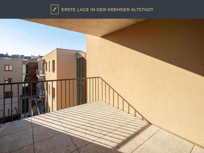 Krems, Altstadt, Neubau, Erstbezug: 4 Zimmer, 129m² Wfl., Loggia, Balkon, H12/T20