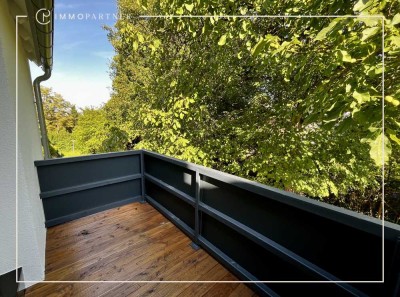 3-Zimmer-Wohnung mit Balkon ins Grüne & Designküche – Erstbezug nach Kernsanierung