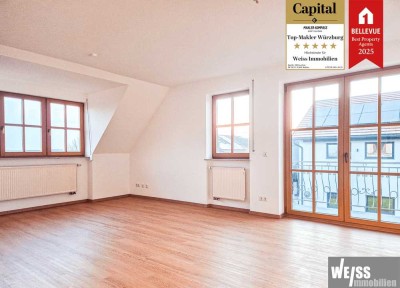 4 Zimmer Dachgeschosswohnung mit Balkon in Effeldorf