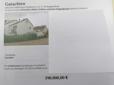 Einfamilien-Reihen-Endhaus mit Doppelgarage provisionsfrei-möbliert-sofort beziehbar