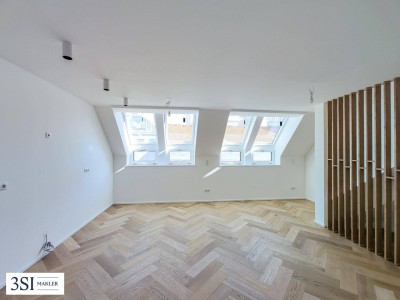 Exklusive 2-Zimmer Dachgeschosswohnung mit Terrasse und Balkon nahe AKH und St. Anna Kinderspital