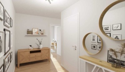Komfortable Familienwohnung mit zwei Bädern, Loggia und Balkon