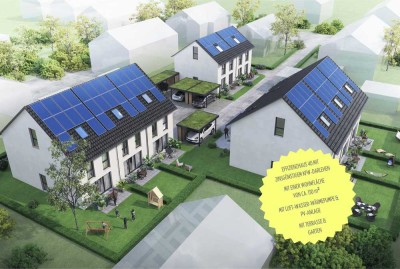 EFFIZIENZHAUS 40 - Zuhause mit Garten – moderne Doppelhaushälfte in Top-Lage | DHH 08