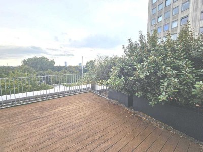 Rhein & Dom im Blick! Penthousemaisonette im Agnesviertel, 133 m², Dachterrassen!