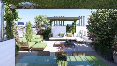 Exklusives Dachgeschoss über Wien – mit 360°-Rundumblick und Entwicklungspotenzial