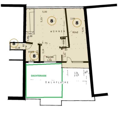 Attraktive und gepflegte 5,5-Raum-Maisonette-Wohnung mit Balkon in Castrop-Rauxel