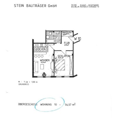 2-Zimmer-Wohnung mit optionalem Tiefgaragenstellplatz im Herzen von Nieder-Olm