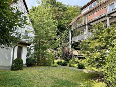 3-Raum-Erdgeschosswohnung mit Garten, Balkon, 2 Stellplätze, PROVISIONSFREI