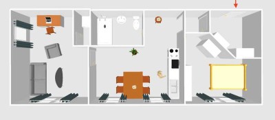 Bezug nach Sanierung: Stilvolle 3-Zimmer-EG-Wohnung / Büro m. gehobener Ausstattung
