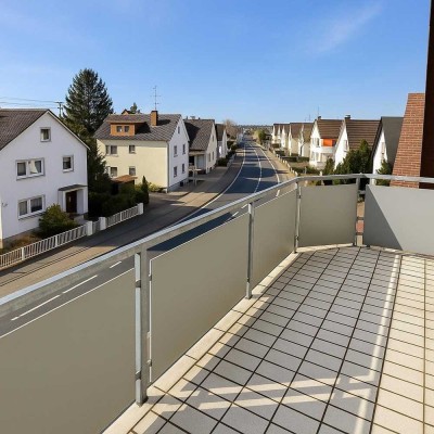 Renovierte 5-Zi-Wohnung in Leimen Zentrum mit Balkon, EBK, Stellplatz, Keller