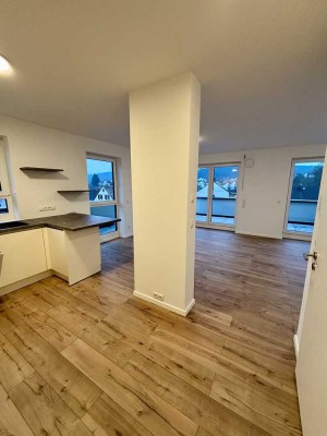 *Neubau Erstbezug*: 2 Zi Penthouse mit 2 Terassen & Aufzug