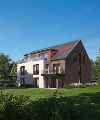 Traumhafte  Dachgeschosswohnung mit großer Terrasse zentral in Selm