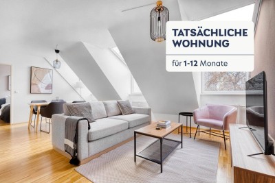 3 Zi Altbau im Dachgechoß, 5 min. von der U-Bahn U3 Kardinal-Nagl-Platz (VIE258)