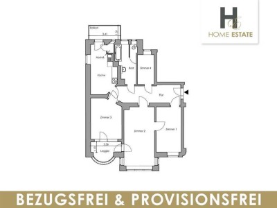 Einzigartig und selten – Stuckaltbauwohnung mit historischen Türen