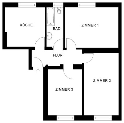 2 Zimmer-Wohnung in Köln-Humboldt