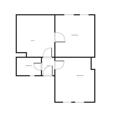 Vollsaniert! 2-Zimmer-Wohnung im Erdgeschoss