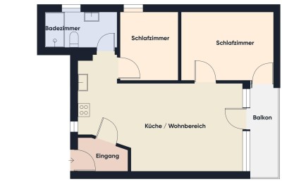 Optimal geschnittene 3-Zimmer-Wohnung in Dornbirn