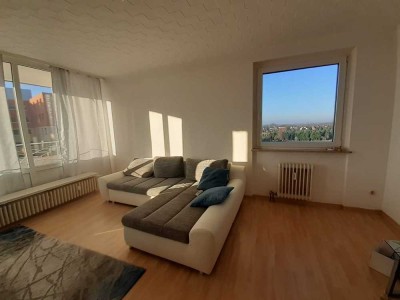 Helle, gut aufgeteilte 2-Zimmer-Wohnung mit Südbalkon und traumhaftem Weitblick bis zum Teutoburger