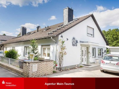 Bad Soden - Altenhain: Charmante Doppelhaushälfte mit Blick ins Grüne – Wohnen am Altenhainer Tal!