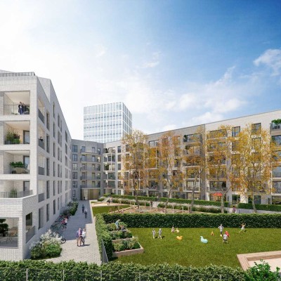 Mietpreisgedämpft! 3 Zimmer Neubauwohnung nahe des Medienhafens!