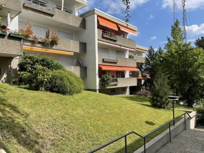 Sonnige 3 Zimmer Wohnung mit Loggia+Balkon schöne Halbhöhenlage am "Unteren Hardberg" mit Garage