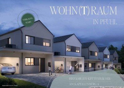 Neubau Wohn(t)raum in Pfuhl – Modernes Einfamilien-Kettenhaus mit Carport (Haus 2)