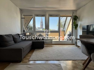 Tauschwohnung: 2,5 Zi Maisonette mit Balkon in Herdern/Neuburg, gegen 4 Zi