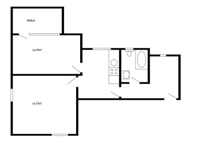 Großzügige 2 Zimmer-Wohnung in Lehmrade bei Mölln