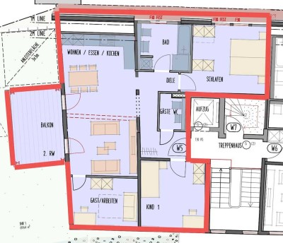 Willkommen in Ihrer charmanten 4 Zimmerwohnung in historischem Gebäude mit traumhafter Gartenoase