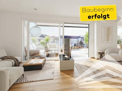Zügiger Baufortschritt! "PILLmein" - 164 m² Penthouse mit 22 m² Terrasse (Top 1.15)
