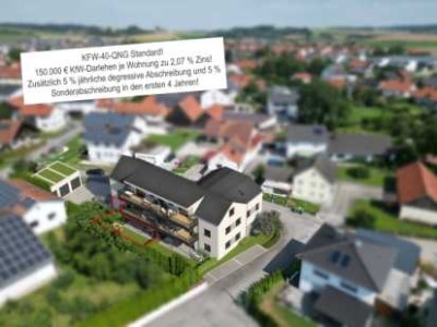 Essenbach Living - Großzügige 3-Zimmerwohnung mit Garten!