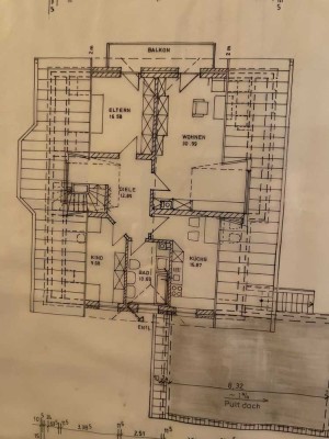 Geschmackvolle, gepflegte 2,5-Zimmer-DG-Wohnung mit geh. Innenausstattung mit EBK